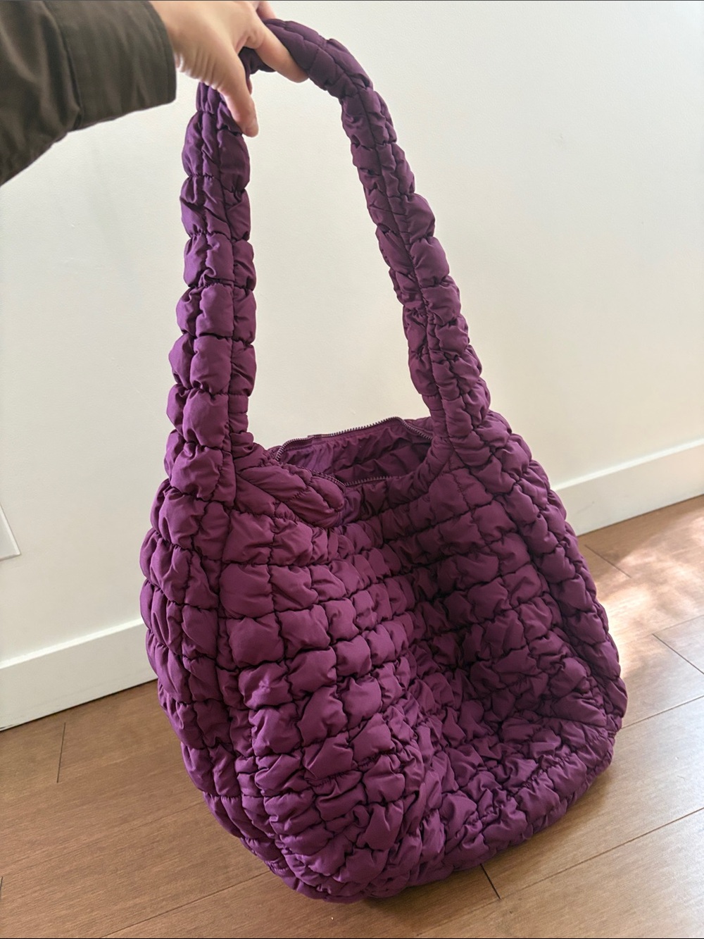 COS large quilted cloud bag